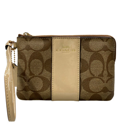美品 COACH ポーチ シグネチャー F54629 レディース コーチ