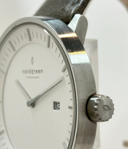 Nordgreen 腕時計 クオーツ ホワイト メンズ ノードグリーン