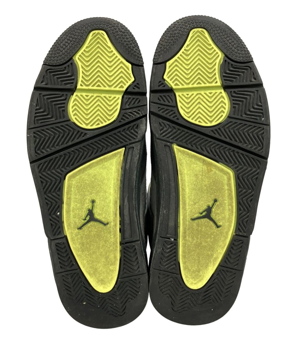 AIR JORDAN NIKE ミドルカットスニーカー ネオン エアジョーダン4 レトロ LE CT5342-007 メンズ SIZE 27.5 (L) エアジョーダン ナイキ