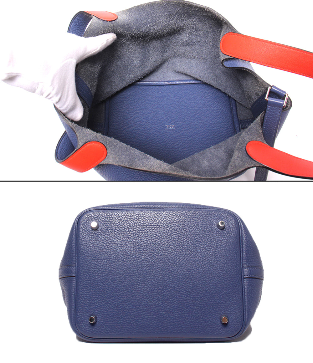 HERMES ハンドバッグ シルバー金具 C刻印 ピコタンロックMM レディース エルメス
