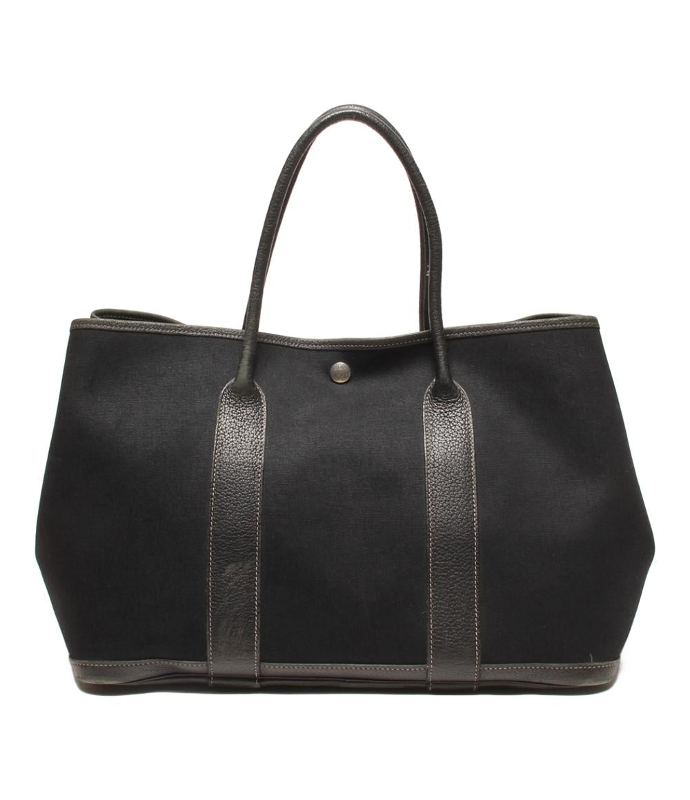 エルメス トートバッグ シルバー金具 ガーデンパーティPM トワルオフィシエ レディース HERMES