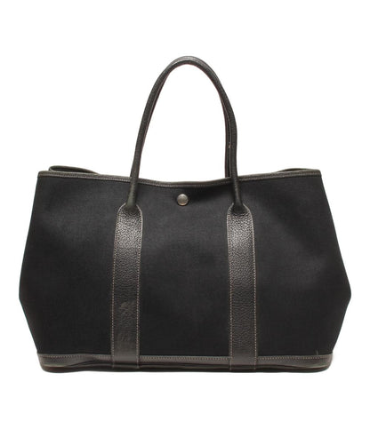 エルメス トートバッグ シルバー金具 ガーデンパーティPM トワルオフィシエ レディース HERMES