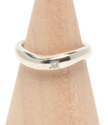 TAKE-UP リング 指輪 SV ダイヤ 0.025ct レディース SIZE 8号 テイクアップ