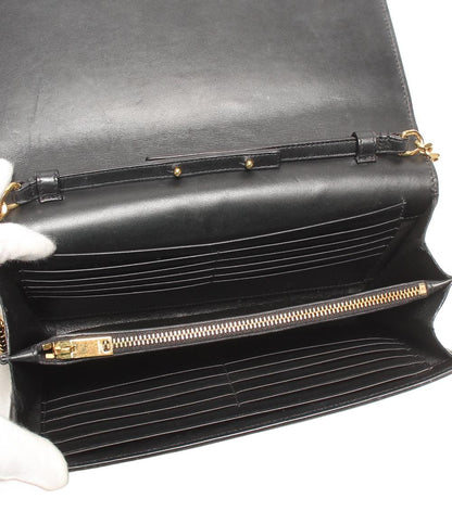 イヴ・サンローラン 2wayチェーンショルダーウォレットバッグ クラッチバッグ レディース YVES SAINT LAURENT