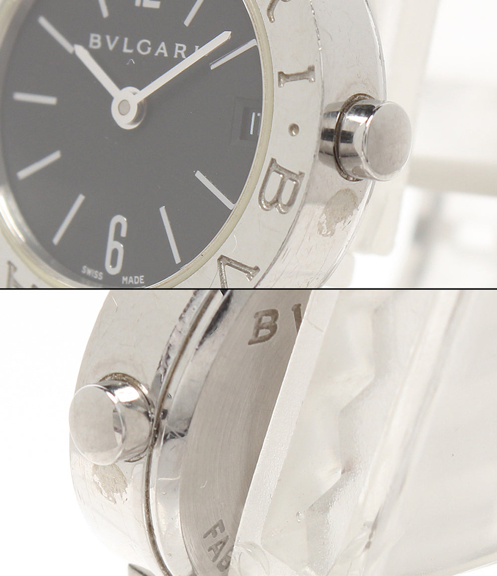BVLGARI 腕時計 ブルガリ・ブルガリ クオーツ ブラック BB23SS レディース ブルガリ