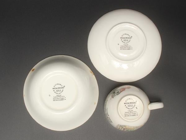 ウエッジウッド カップ＆ソーサー オートミールソーサー 2点セット ピーターラビット WEDGWOOD