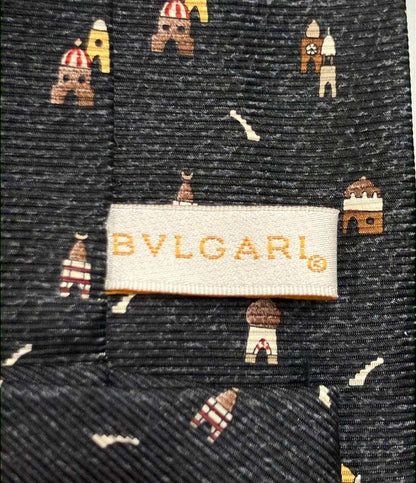 BVLGARI ネクタイ シルク100% メンズ ブルガリ