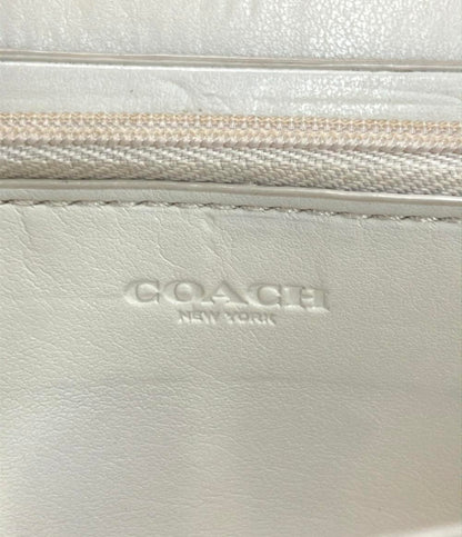 コーチ ラウンドファスナー長財布 シグネチャー レディース COACH