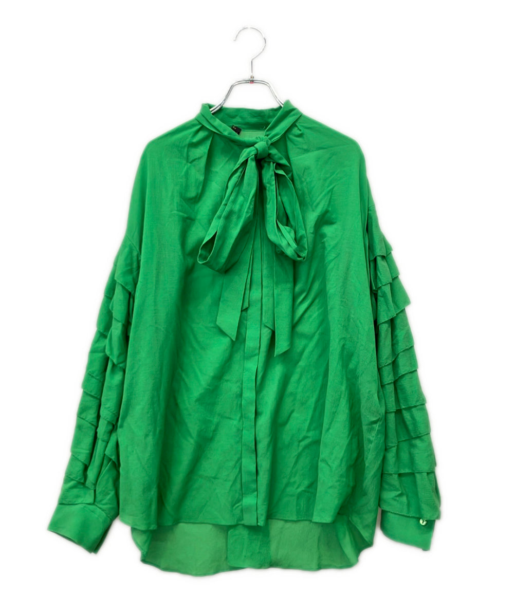 Drawer 長袖 リボンブラウス 6521-299-1063 レディース ドゥロワー