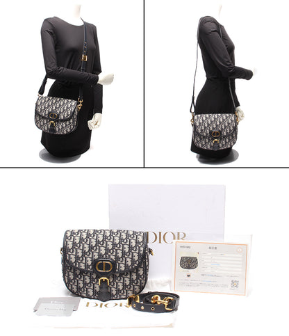 美品 Christian Dior ショルダーバッグ 斜め掛け 肩掛け トロッター マルチキャリーバッグ ディオールボビー レディース クリスチャンディオール