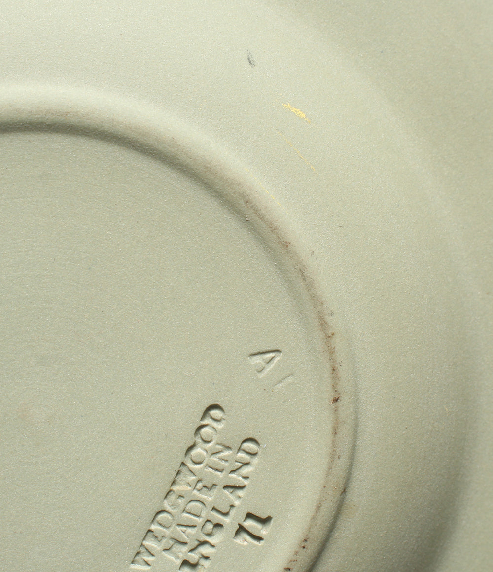 WEDGWOOD ピンディッシュ ラウンド トレイ 11cm ジャスパー セージグリーン ウエッジウッド