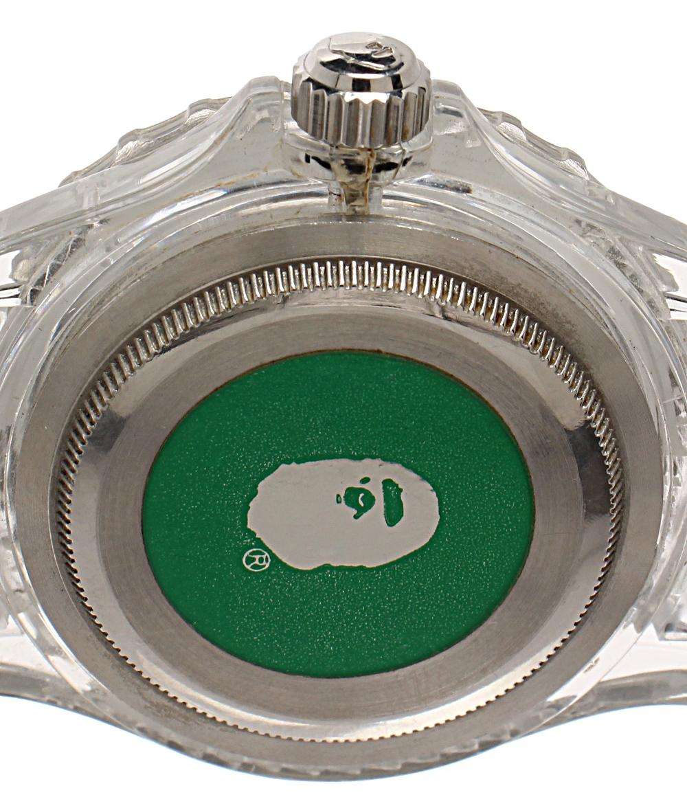 A BATHING APE 腕時計 BAPEX クオーツ メンズ アベイシングエイプ