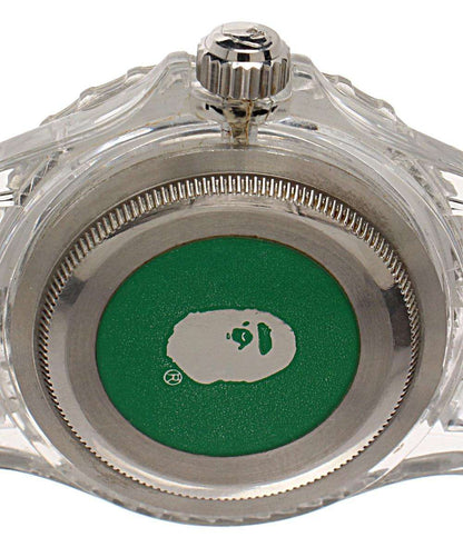 A BATHING APE 腕時計 BAPEX クオーツ メンズ アベイシングエイプ