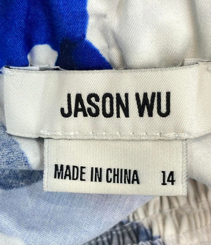 ジェイソンウー ミニスカート Jason Wu abstract-print Ruched Skirt レディース SIZE 14 (L) JASON WU