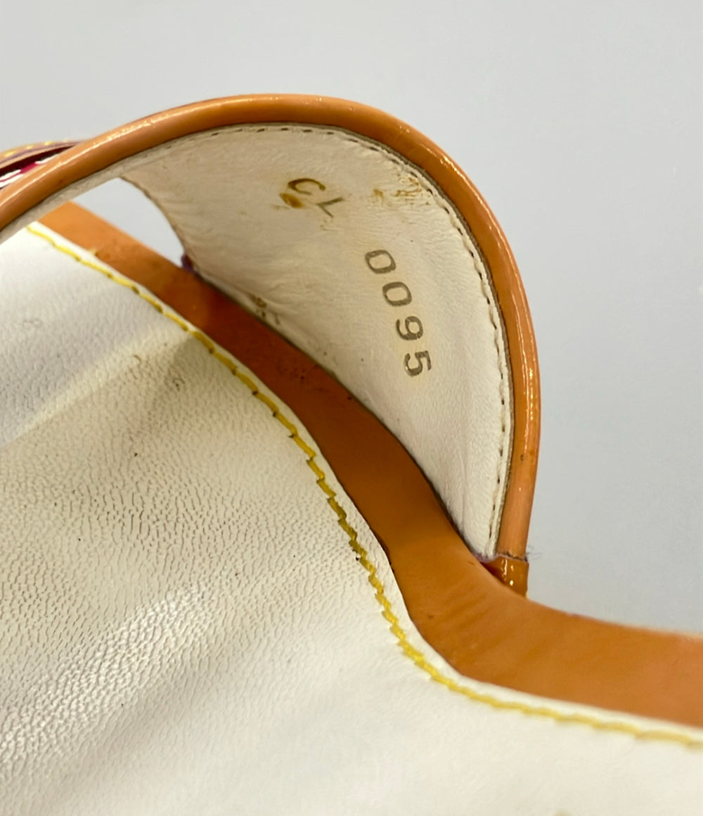 LOUIS VUITTON ミュールサンダル モノグラム マルチカラー レディース