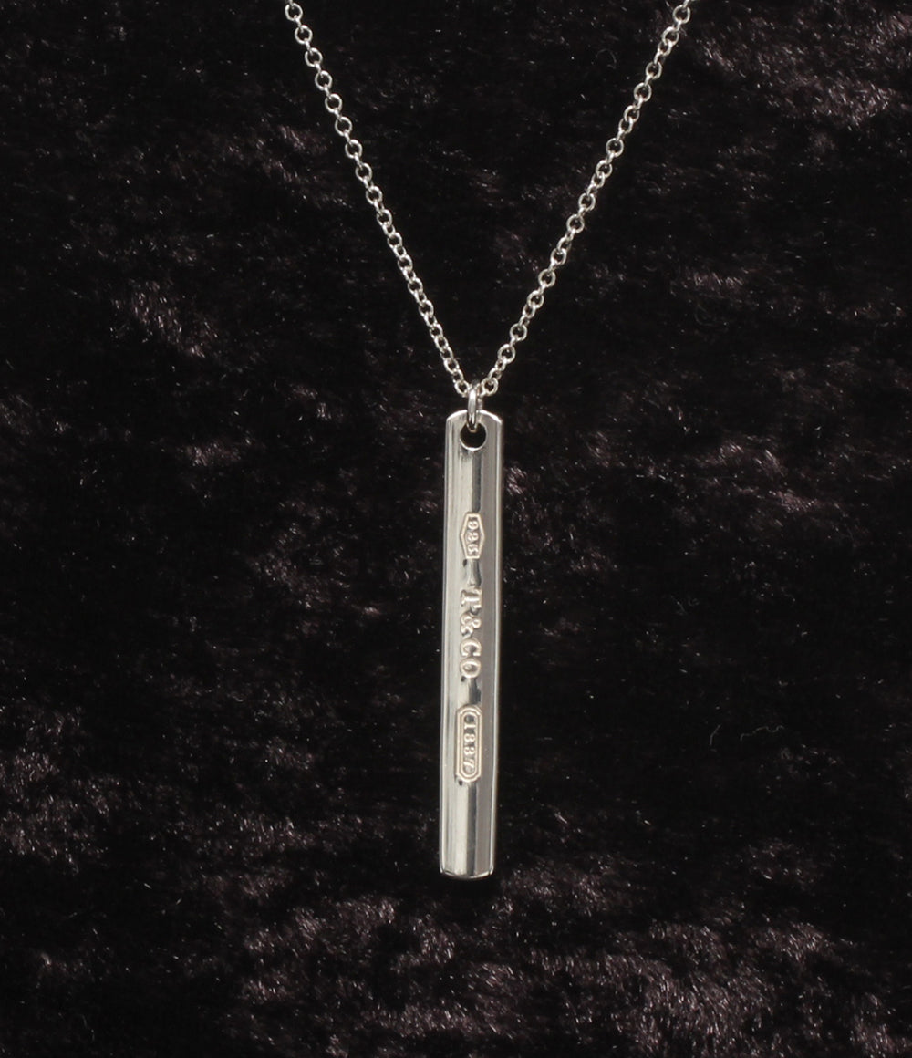 美品 Tiffany & Co. ネックレス SV925 1837 バー レディース ティファニー
