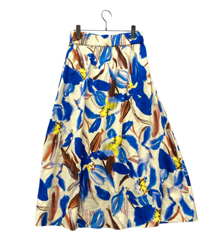 BALLSEY フレアスカート フラワー フルリール ロング 11-05-44-05401 レディース SIZE 36 (S) ボールジー