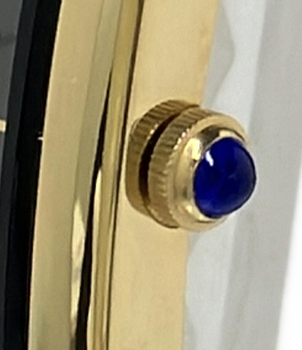 美品 CAPUCCI 腕時計 クオーツ ブラック CP-9265 レディース メンズ カプッチ