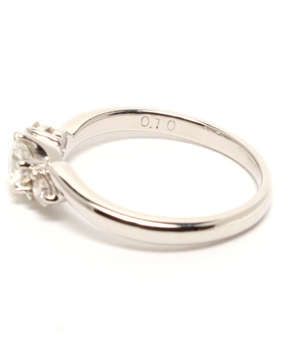 美品 リング 指輪 Pt900 ダイヤ 0.214ct ダイヤ 0.10ct レディース SIZE 7号