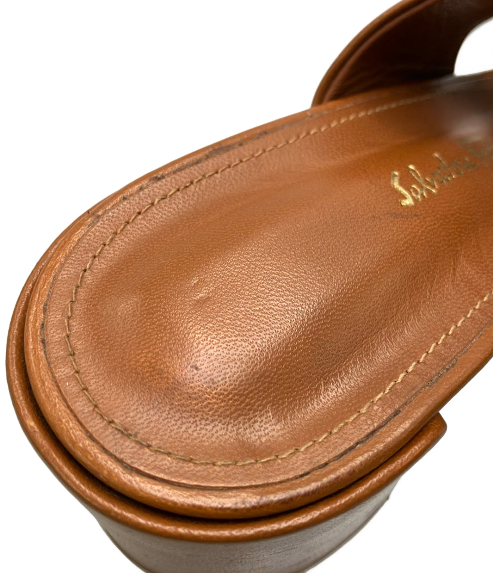 Salvatore Ferragamo ヴァラ チェーンサンダル レディース SIZE US 6 サルヴァトーレフェラガモ