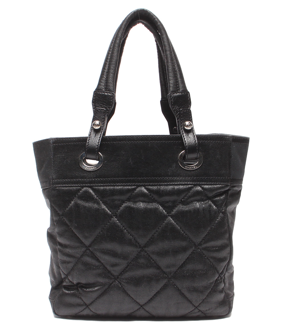 訳あり CHANEL トートバッグ シルバー金具 パリビアッツトートPM 11番台 レディース シャネル