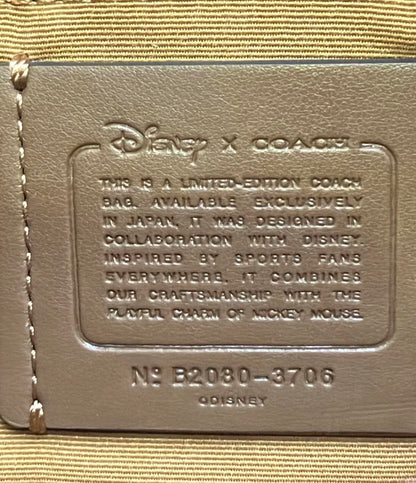 COACH Disney ショルダーバッグ 斜め掛け シグネチャー 3708 レディース コーチ ディズニー