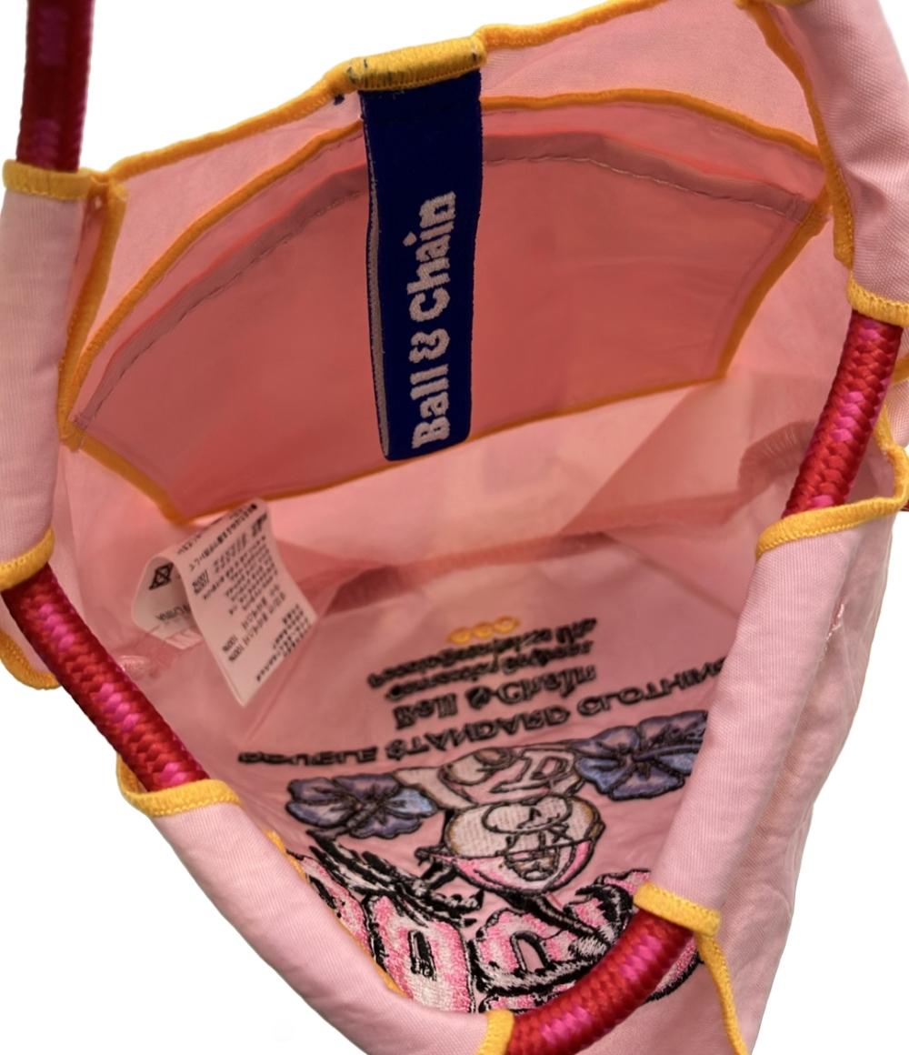 美品 ダブルスタンダードクロージング ボールアンドチェーン 2WAY ハンドバッグ ショルダーバッグ 斜め掛け レディース DOUBLE STANDARD CLOTHING