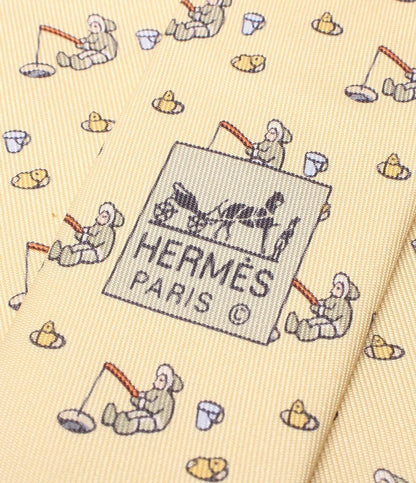 美品 エルメス ネクタイ シルク100％ メンズ HERMES