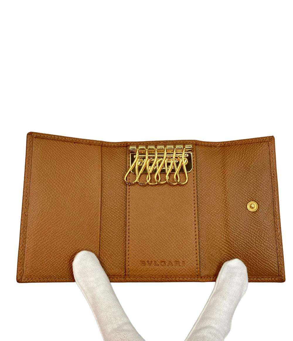美品 BVLGARI 6連キーケース レディース メンズ ブルガリ