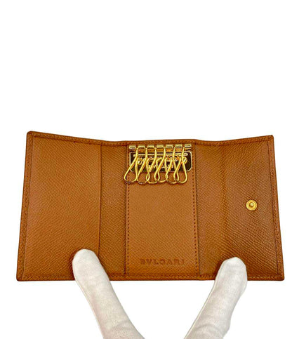 美品 BVLGARI 6連キーケース レディース メンズ ブルガリ