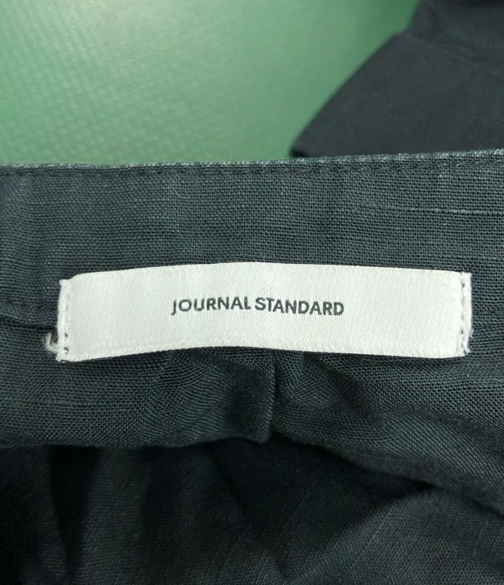ジャーナルスタンダード リネン混長袖ガウンコート 薄手 レディース SIZE F JOURNAL STANDARD