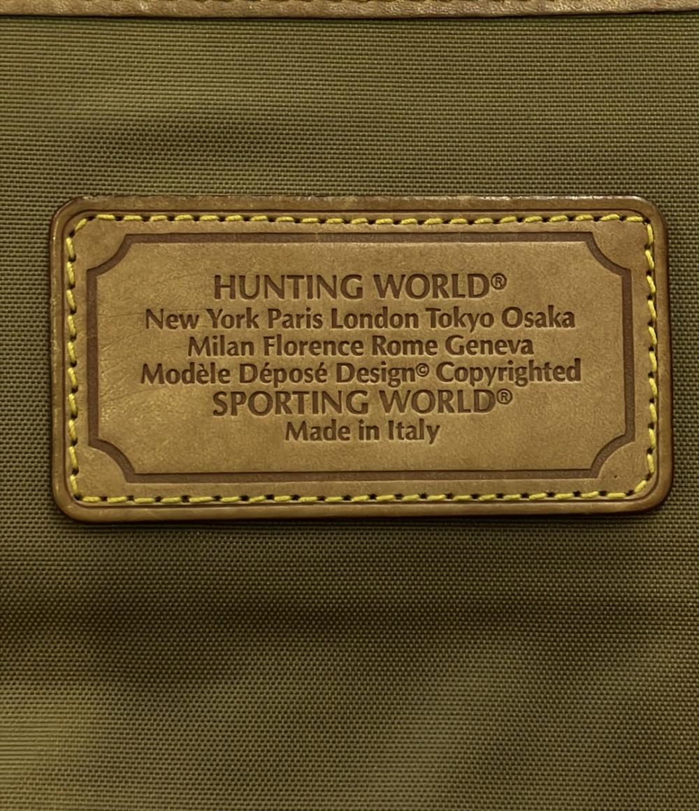HUNTING WORLD ショルダーバッグ ロゴワッペン レディース ハンティングワールド