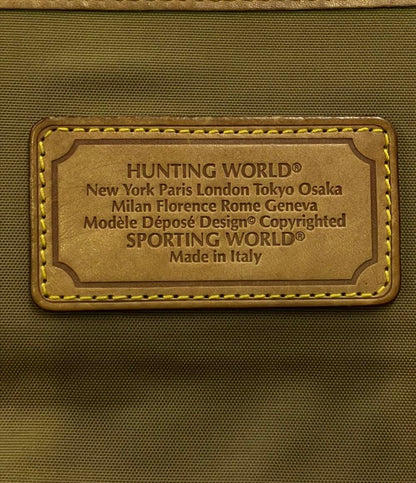 HUNTING WORLD ショルダーバッグ ロゴワッペン レディース ハンティングワールド