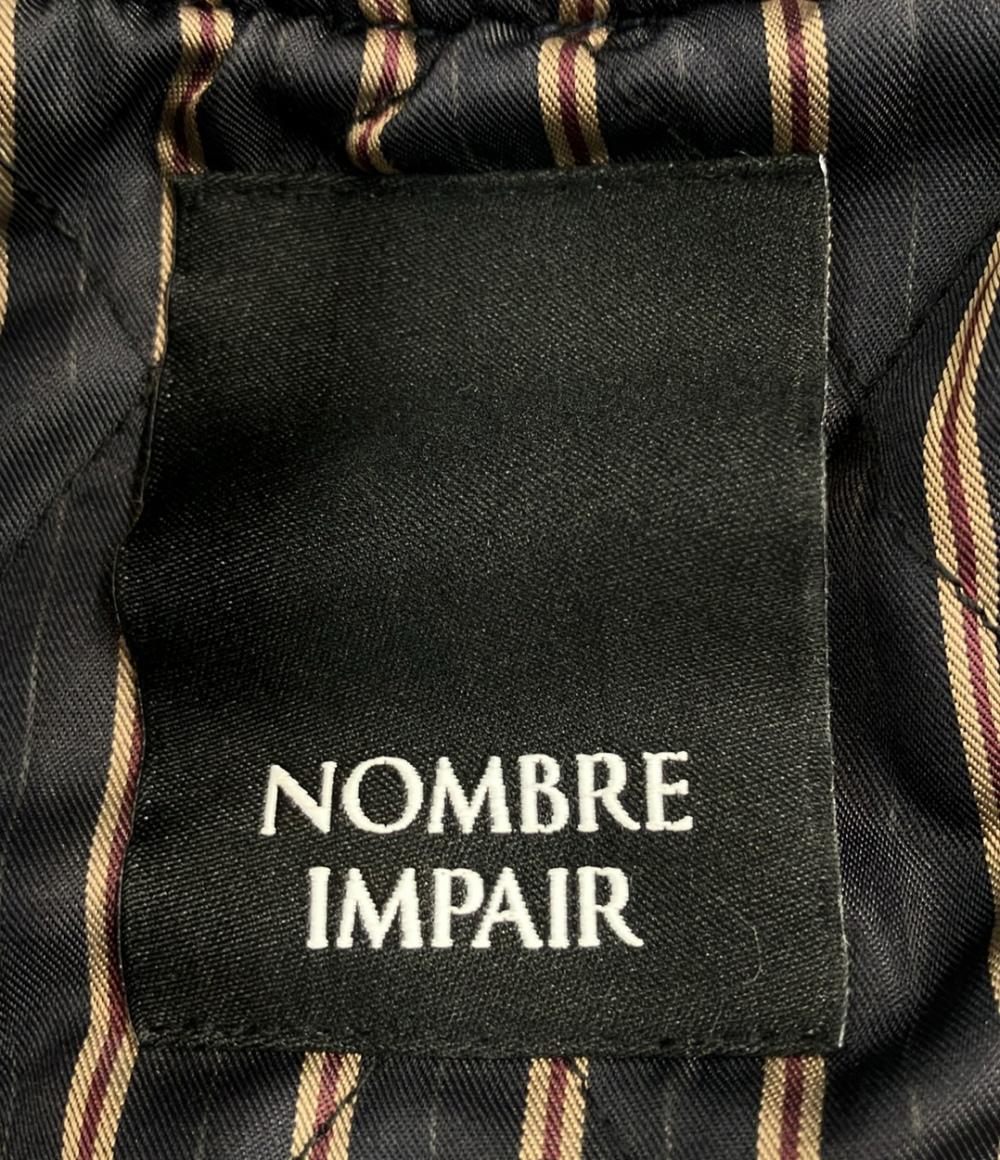 nomble impair スタジャン ロゴ刺繍入リ 01-1-02-202-3-2 レディース SIZE F (M) ノンブル アンペール