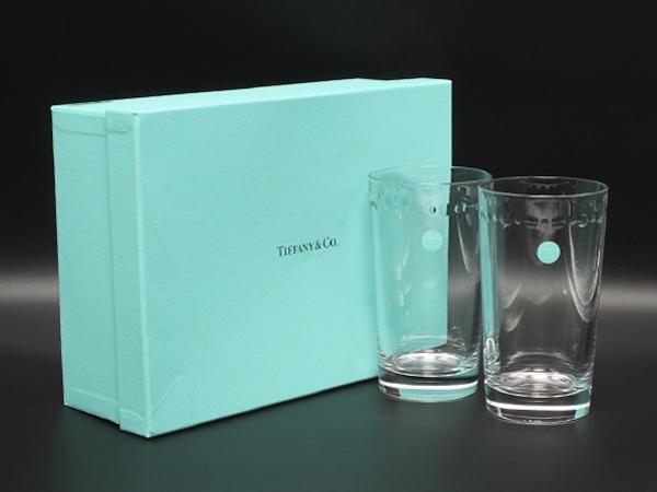 美品 TIFFANY&Co. グラス タンブラー 2点セット ペア スウィング HB