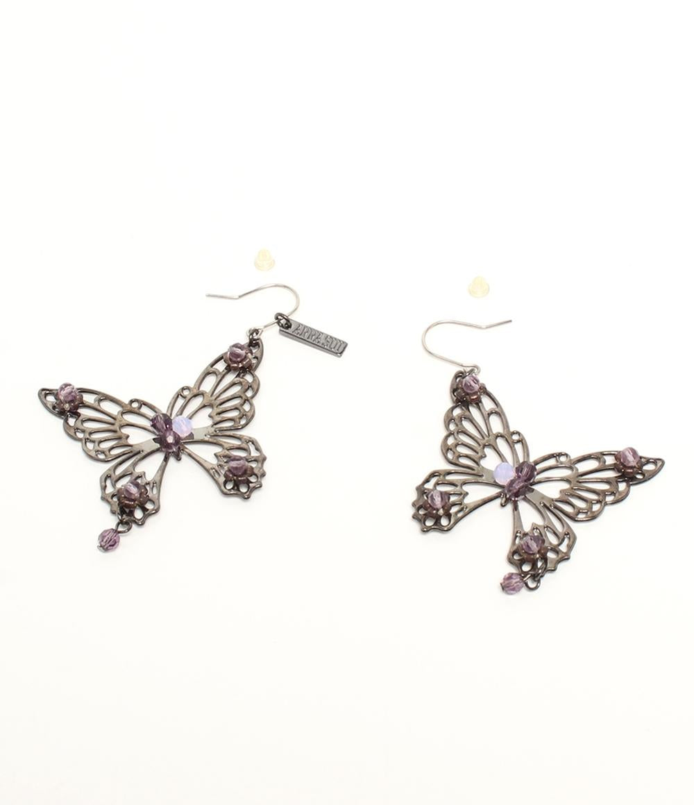 ANNA SUI ピアス バタフライモチーフ 蝶モチーフ レディース アナスイ