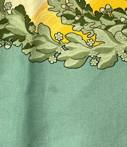 HERMES スカーフ カレ90 シルク100% バラード・オセアン(海の散歩) レディース エルメス