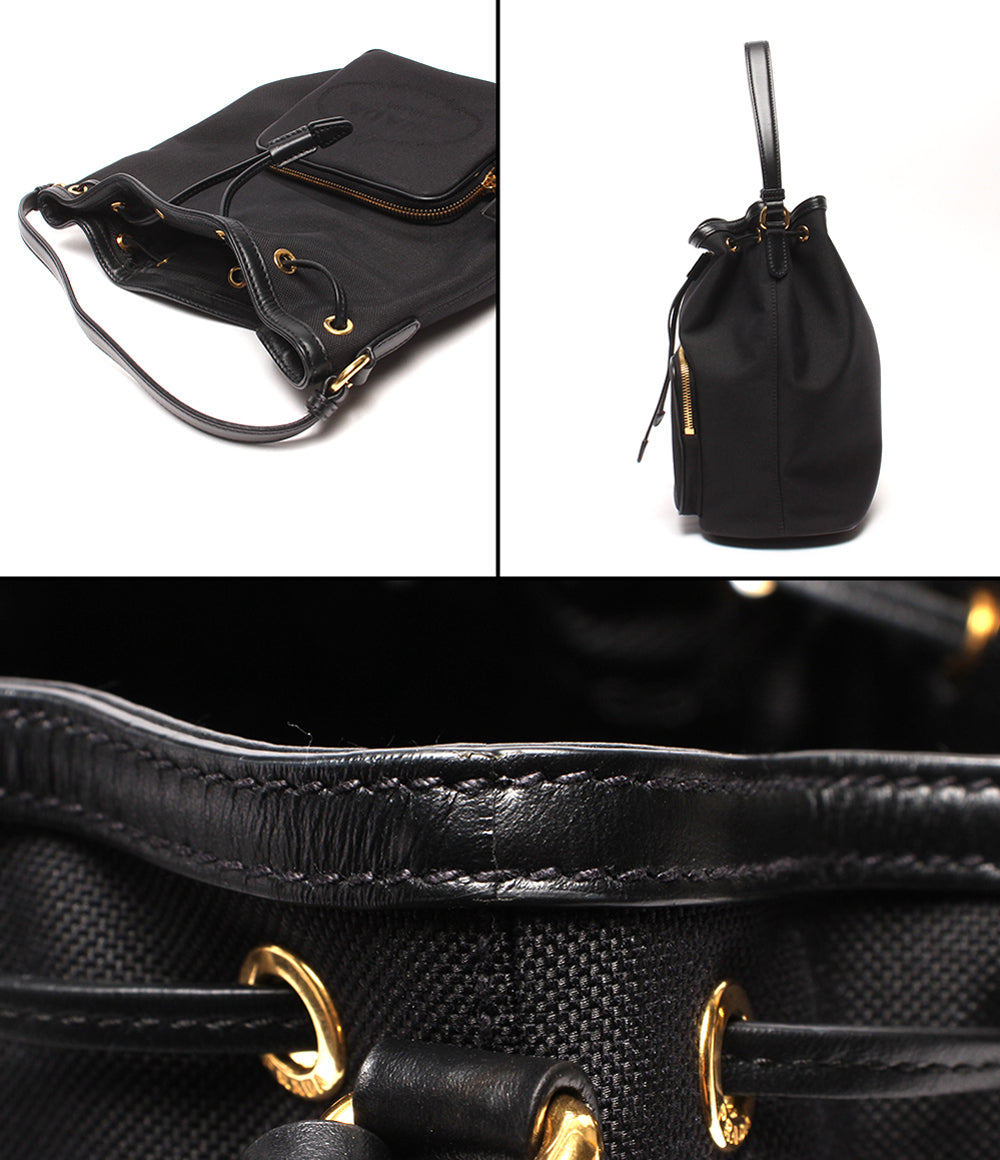 PRADA 2wayショルダーバッグ ハンドバッグ 斜め掛け 巾着型 1BH038 レディース プラダ