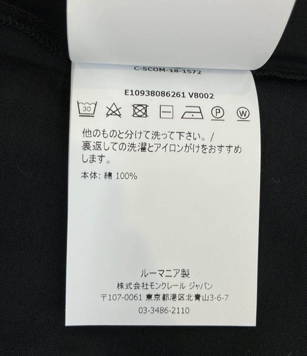 MONCLER 半袖Tシャツ 肩ロゴワッペン E10938086261 V8002 レディース SIZE L モンクレール