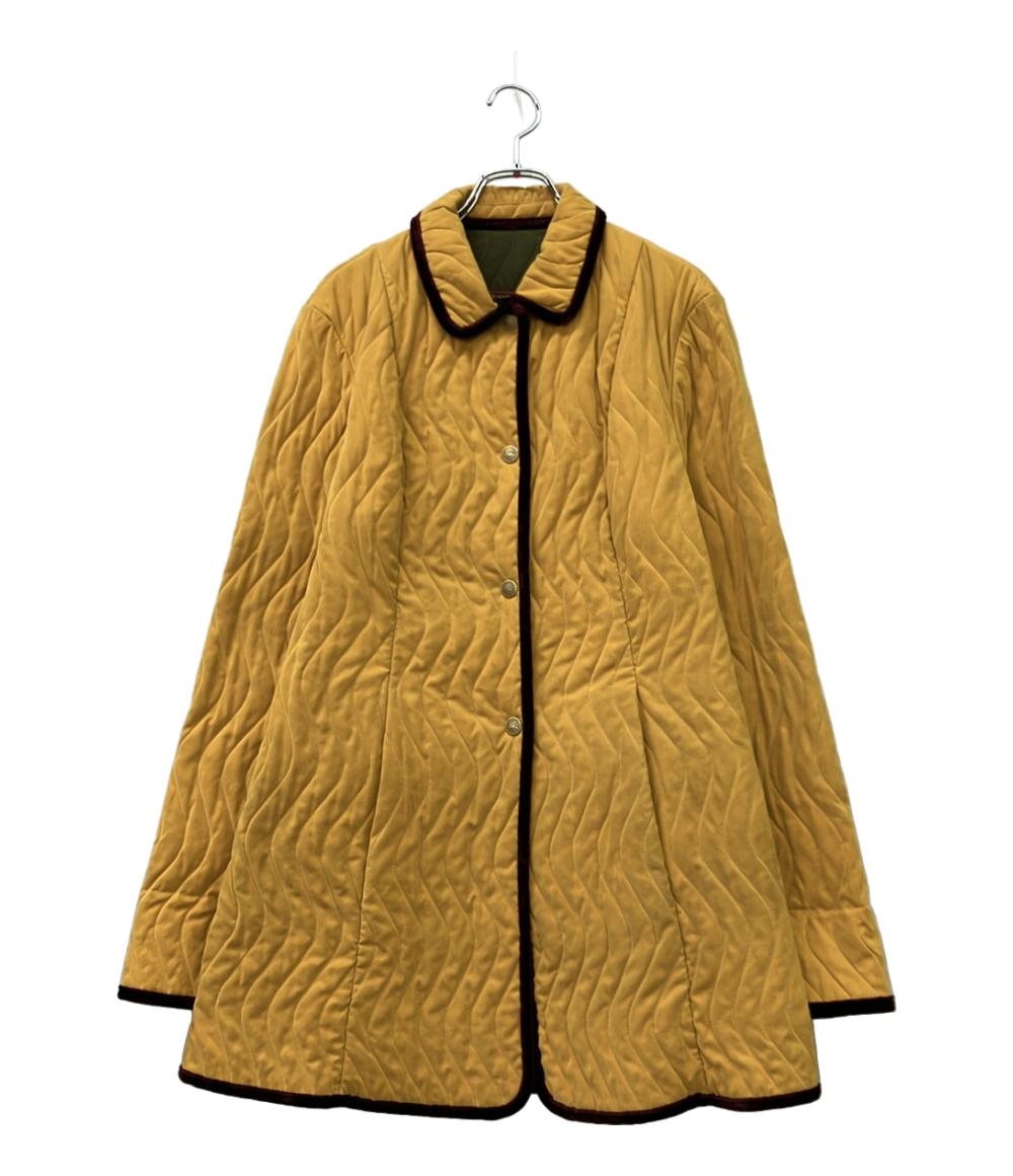 ETRO キルティングジャケット バイカラー 金ボタン 73-19032-370 レディース SIZE L エトロ