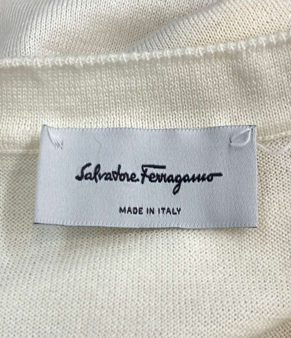 Salvatore Ferragamo シルク切り替えカーディガン レディース SIZE XS サルヴァトーレフェラガモ