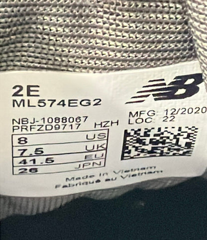 NEW BALANCE ローカットスニーカー ML574EG2 メンズ SIZE 26.0 ニューバランス
