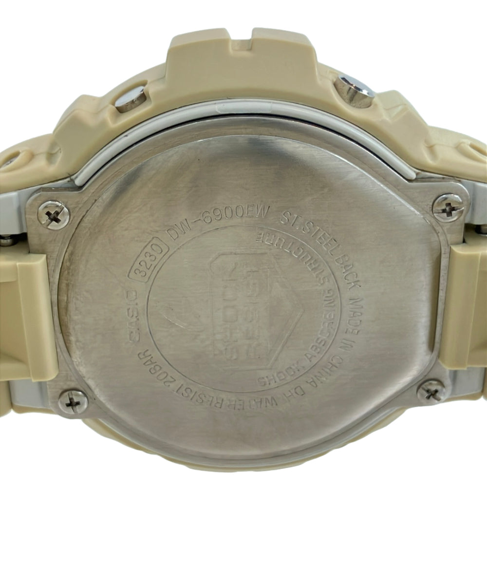 CASIO 腕時計 G-SHOCK クオーツ ホワイト DW-6900EW メンズ カシオ