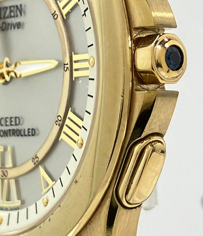 CITIZEN 腕時計 EXCEED エクシード ソーラー シルバー H430-T005705 メンズ シチズン