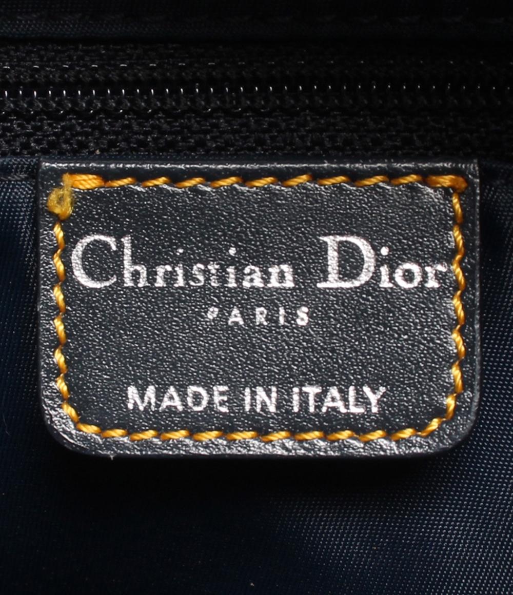 クリスチャンディオール ショルダーバッグ シルバー金具 サドルバッグ トロッター レディース Christian Dior