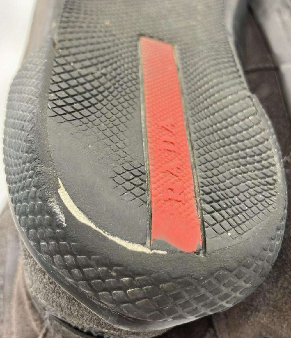 PRADA ハイカットスニーカー スエード メンズ SIZE 6.5 (25.5cm) プラダ
