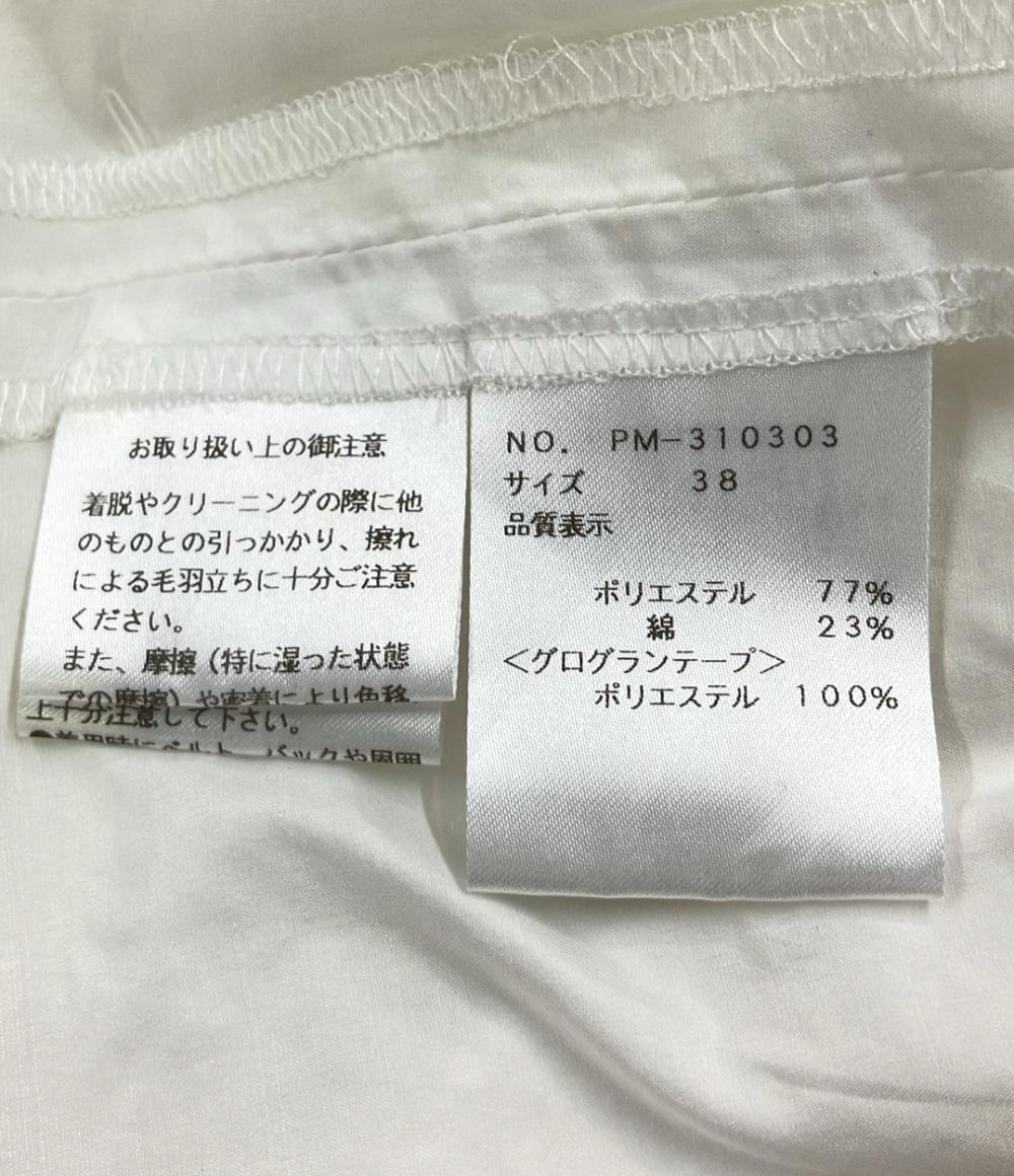 美品 エムズグレイシー 長袖ノーカラーシャツ レディース SIZE 38 (S) M'S GRACY