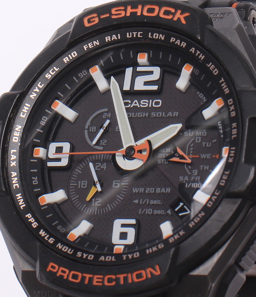 CASIO 腕時計 スカイコックピット G-SHOCK ソーラー ブラック G-1400 メンズ カシオ
