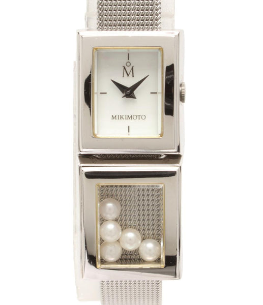 【新品未使用】Mikimoto 置時計シェル型、電池切れで稼働確認してません。 美品 MIKIMOTO 腕時計 クオーツ シェル レディース ミキモト – Rehello