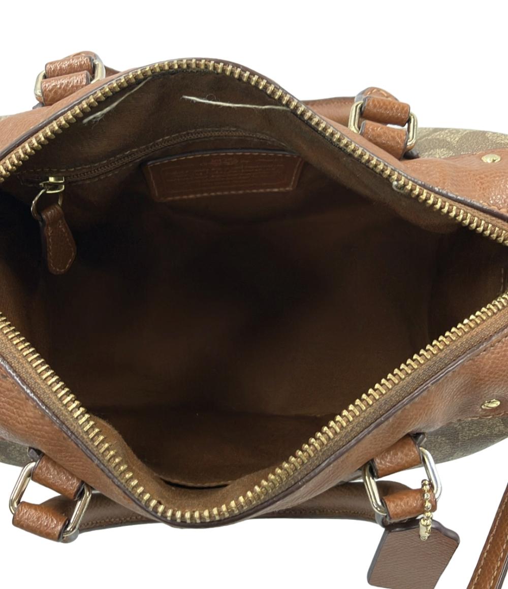 COACH 2wayハンドバッグ ショルダーバッグ シグネチャー F36702